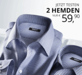 Zwei bügelfreie Walbusch Hemden für nur 65,85 Euro inkl. Versand (normal 80,- Euro)