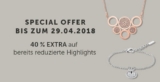 40% Extra-Rabatt auf schon reduzierte Highlights im Christ-Onlineshop