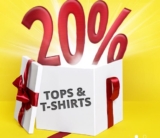 Bei Takko Fashion heute 20% Rabatt auf Tops und Shirts
