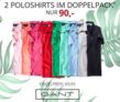 Doppelpack Gant Modische Pique-Poloshirts ab 80,- Euro inkl. Versand