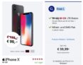 O2 Free L Allnet-Flatrate mit SMS und 60GB LTE nur 59,99 Euro + für 99,- Euro Zuzahlung das Apple iPhone X 64GB