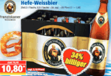 Kiste Franziskaner Hefeweißbier ab 10. September nur 10,80 Euro zzgl. Pfand bei Norma