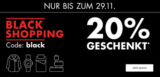 Galeria Black Week Angebote mit 20% Rabatt auf viele Kategorien