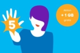 Blau Allnet XL Tarif mit Allnet- und SMS-Flat sowie 5GB Daten für nur mtl. 19,99 Euro