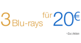 [AMAZON] Blu-ray Aktionen! 3 Blu-rays für 20,- Euro, 3 Blu-Rays für 25,- Euro und 4 Blu-rays für 30,- Euro