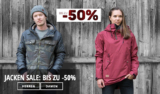 Großer Jacken Sale im Blue Tomato Onlineshop mit bis zu 50% Rabatt
