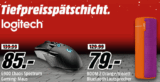 Tiefpreisspätschicht bei Media Markt mit vielen reduzierten Logitech Artikeln