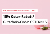 15% Oster-Rabatt auf (fast) das gesamte Sortiment bei Blume2000
