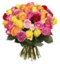 Strauß mit 45 bunten Rosen (50cm Stiellänge) für nur 24,98 Euro inkl. Versand