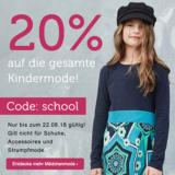 20% Rabatt auf Kindermode im Bonprix Onlineshop