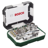 26-teiliges BOSCH Schrauberbit- und Ratschen-Set für nur 13,28€ inkl. Prime-Versand
