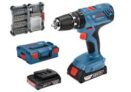 Bosch Professional 18V Schlagbohrschrauber GSB 18V-21 mit 2x 2,0 Ah Akku, Ladegerät und L-BOXX für 135,90€