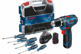 Wieder da: Bosch GSR 12V-15 Professional Akkubohrschrauber Set für nur 107,48 Euro inkl. Versand