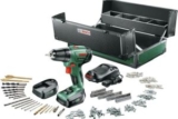 Top! Bosch PSR 1440 LI 2 Akku Bohrschrauber 2 Akku 1,5 Ah (Toolbox 241 tlg.) für nur 88,- Euro inkl. Versand