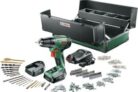 Top! Bosch PSR 1440 LI 2 Akku Bohrschrauber 2 Akku 1,5 Ah (Toolbox 241 tlg.) für nur 88,- Euro inkl. Versand