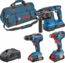 Alles aus einem Guss: Bosch Kombi-Set (GSR 18V-55 + GDX 18V-200 + GBH 18V-22) für nur 499€ inkl. Versand