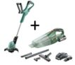 Super Bundle: Bosch Akku Rasentrimmer Trimmer + Handstaubsauger für nur 99,- Euro inkl. Versand