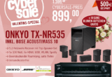 Onkyo TX-NR535 Netzwerkreceiver + Bose Acoustimass 10 Heimkinolautsprecher für nur 899,- Euro inkl. Versand