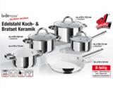 [EBAY.DE] Brat Maxx Edelstahl Koch- & Bratset 8-teilig für nur 49,99 Euro inkl. Versand!