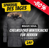 BRAVE SOUL Chelmsford Longline Winterjacke für nur 28,19 Euro inkl. Versand