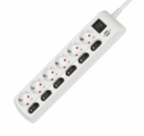 Brennenstuhl Steckdosenleiste einzeln schaltbar 6-fach mit 2-poligen Schaltern für nur 20,92€ bei Prime-Versand