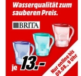 BRITA Marella XL Wasserfilter fill&enjoy für je 13,- Euro (Vergleich: 16,59 Euro)
