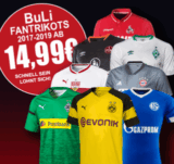 Trikotsale bei Sport-1a.de – zum Beispiel Adidas Schalke oder Pume BVB Trikot für je nur 9,09 Euro