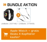 APPLE Watch Series 3 (GPS) 42 mm Smartwatch + Beats X Kopfhörer für zusammen 399,- Euro inkl. Versand