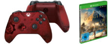 Microsoft Xbox Wireless Controller Gears of War 4 Crimson Omen Ltd. Edition + Assassin’s Creed: Origins [Xbox One] für nur 65,- Euro inkl. Versand