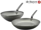 De Buyer Bratpfanne und Wok Set für nur 34,95€ (statt 88€)