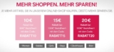 [C&A] Gestaffelte Rabatte von 10,  15, oder 20,- Euro (ab 80,- Euro MBW) bei C&A