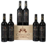 6er-Paket Caballo de Oro Gran Reserva Valdepeñas mit Holzkiste für nur 41,94 Euro inkl. Versand