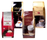 Caféclub Probierpaket mit 4kg Kaffeebohnen (4 x 1 kg) für nur 34,99 Euro inkl. Versand