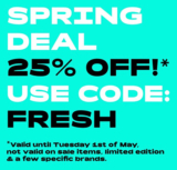 25% Rabatt auf nicht reduzierte Artikel im Caliroots Onlineshop