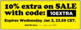 10% Extra-Rabatt auf alle Sale Artikel im Caliroots Online-Shop
