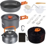 OVERMONT Camping Kochgeschirr Set für nur 19,34€