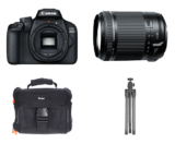 Knaller! CANON EOS 4000D + TAMRON B018C Zoomobjektiv + Kameratasche + Stativ für nur 299,- Euro (statt 480,- Euro)