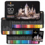 Castle Art Supplies 120 Buntstifte Set in Präsentationsbox aus Blech für nur 41,24€ (statt 55€)