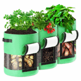 3er-Pack CAVEEN Pflanzsäcke mit Sichtfenster für nur 13,79€ inkl. Prime-Versand