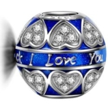 NINAQUEEN Charm Anhänger „I Love You“ aus 925 Sterling Silber für 13,45€ statt 18,45€