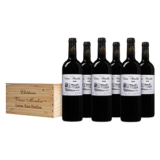 6 Flaschen Château Vieux Moulin Lussac Saint-Émilion + Holzkiste für nur 34,99€