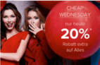 Nur heute: Cheap Wednesday mit 20% Extrarabatt auf Alles bei Dress-for-Less