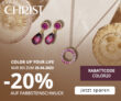 20% Extra-Rabatt auf über 280 Farbsteinschmuck-Artikel im CHRIST Onlineshop