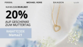 20% Muttertags-Rabatt auf rund 10.000 ausgewählte Artikel im CHRIST Onlineshop