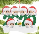 5er-Pack Corona-Christbaumschmuck für 5,40 Euro