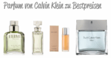 Nur heute: Rund 30 verschiedene Düfte von Calvin Klein zu Bestpreisen