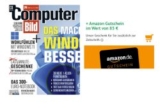 Knaller! Halbjahresabo (13 Ausgaben) Computer Bild mit DVD für 82,55€ und dazu 85€ Amazon Gutschein als Prämie