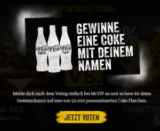 Komplett Gratis! 1 Flasche Coca Cola mit eurem Namen kostenlos abstauben!