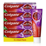 4x 75 ml Colgate Max White Purple Reveal Zahnpasta ab nur 8,81€ (statt 13,80€) – Prime Spar-Abo