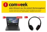 Neue Comweek Wochenangebote – zum Beispiel 11,6″ Lenovo Notebook für 222,- Euro oder Pioneer Kopfhörer für 19,90 Euro